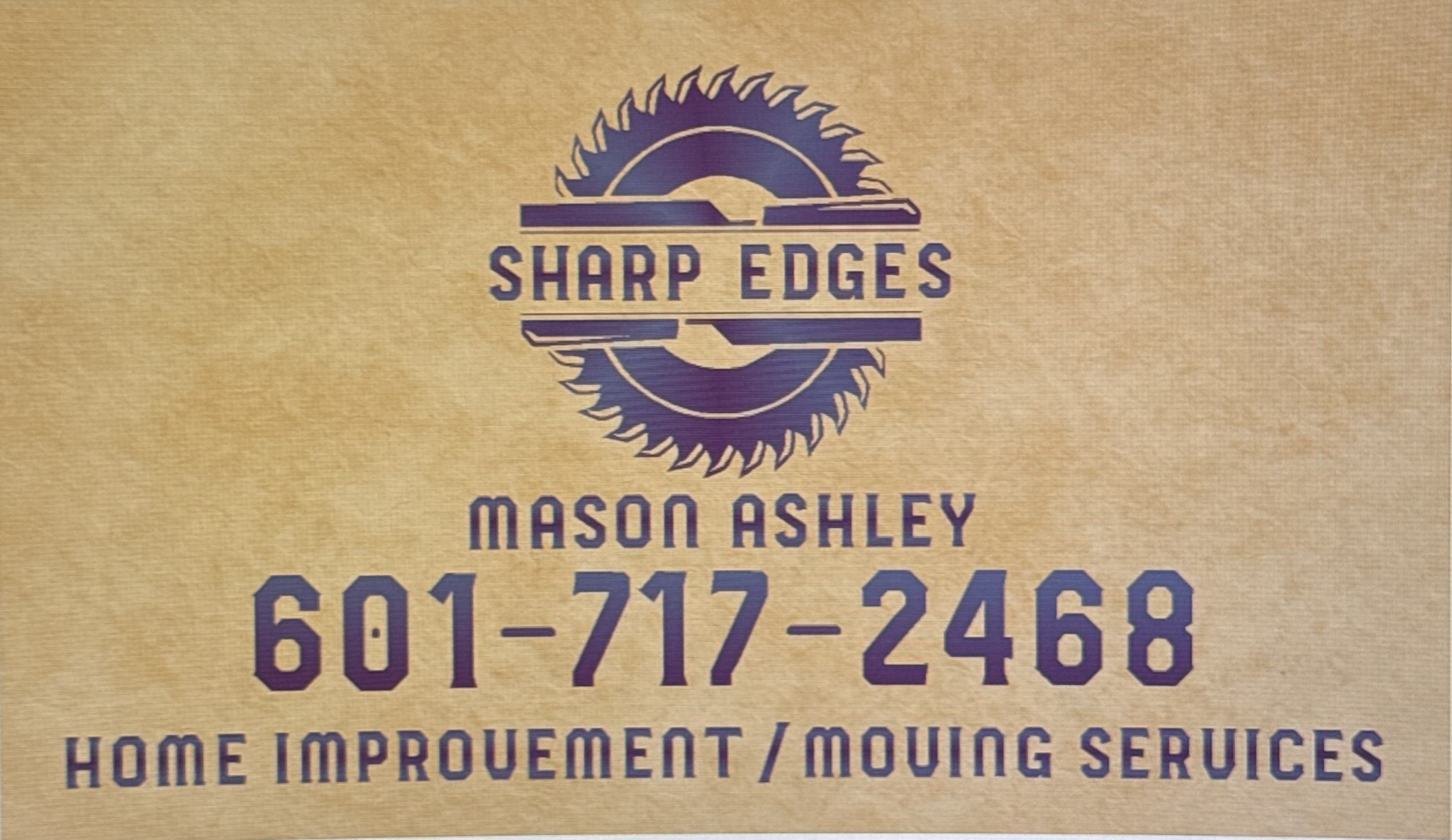 Sharp Edges business card